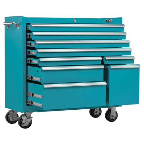 Teal Metal Tool Boxes 